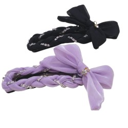 Bow Knot Braided Hairpin