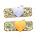 Rhinestone Crown Cordiform Harir Clip Rhinestone Crown Cordiform Harir Clip