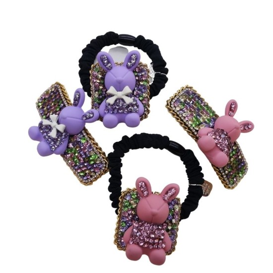 new style bling-bling rabbit hairpin set new style bling-bling rabbit hairpin set