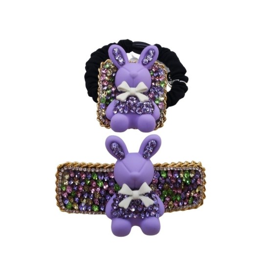 new style bling-bling rabbit hairpin set new style bling-bling rabbit hairpin set