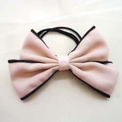 Solid color bow hair rope