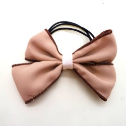 Solid color bow hair rope